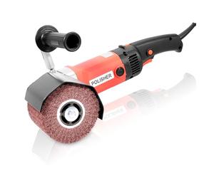 HYCHIKA BETTER TOOLS FOR BETTER LIFE 1400W Pulidora Eléctrica para Madera, Metal y acero Inoxidable, 8 Velocidades Variables, 600-3600RPM Lijadora de Rodillo, Máquina de Satinado, Ø120mm