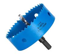 HYCHIKA Corona Perforadoras 100mm, Sierra Corona Serras Perfuradoras, Ideal Para Sierra Perforación Para, Aluminio, Madera, PVC