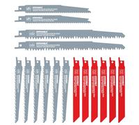 HYCHIKA Hojas de Sierra Sable 16 pcs,Hoja de Sierra de Sable Para Cortar Metal, Madera, Plástico, Con Caja de