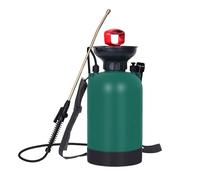 HYCHIKA Pulverizador a Presión 5L, Sulfatadora Manual 5 litros, Mochila Fumigadora Pulverizador Plantas, Lanza de Acero Inoxidable, Boquillas Regulables, para Riego de Plantas y Cuidado del Jardín