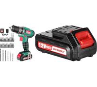 HYCHIKA Taladro Atornillador 12V + Destornillador Eléctrico Batería 12V 2.0 Ah