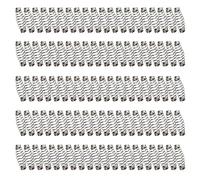 Hyclam 100 Uds. Anzuelos De Pesca con Resorte Anzuelo De Pesca con Bloqueo Giratorio Aparejos De Pesca con Resorte De Acero Inoxidable Accesorios De Bloqueo De Pesca