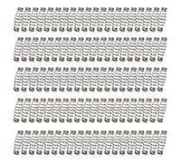 Hyclam 100 Uds. Anzuelos De Pesca con Resorte Anzuelo De Pesca con Bloqueo Giratorio Aparejos De Pesca con Resorte De Acero Inoxidable Accesorios De Bloqueo De Pesca