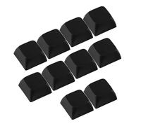 Hyclam Juego de 10 teclas de perfil XDA de 1U multicolor, PBT en blanco, instalación de teclado mecánico, escritura cómoda y precisa