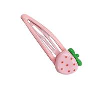 Hyclam Linda pinza para el pelo con diseño de fresa, horquillas combinadas para todos los tipos de cabello, accesorios para el cabello para niñas Y2K, color rosa