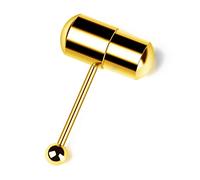 Hyclam Piercing de lengua vibrador de acero inoxidable para lengua, piercing de lengua, barra de piercing de lengua, joyería corporal, decoración de moda