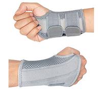 HYCOPROT Muñequera Tendinitis Muñeca con Férula de Metal, Muñequera Elástica Transpirable Ajustable,Muñequeras para Esguinces, RSI, Túnel Carpiano, Artritis y Tendinitis
