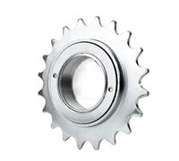 HYDBCNP Cassette para Bicicleta Cubierta Bloqueo piñón lib Compatible con Accesorios de Engranajes de Rueda Libre de Bicicleta BMX de 1 Velocidad, 16T, 18T, 20T, 22T, 24T y 34 mm.(1pc 20T Silver)