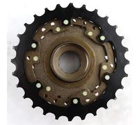 HYDBCNP Compatible con Rueda Libre de Bicicleta Shimano MF TZ500 de 6 y 7 velocidades, piñón 14-28T y 14-34T, Piezas Plegables para MTB y Carretera.(6 Speed 14-28T)