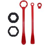 HYDBCNP Herramienta de instalación de neumáticos Compatible con Suzuki Compatible con Kawasaki Compatible con Honda Compatible con KTM Compatible con Husqvarna(Type A Red)