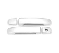 HYDBCNP Manilla Tirador Lateral manija para puerta Accesorios de modificación resistentes a arañazos para la manija de la puerta del Nissan Xterra N50 (2006-2015).(2 door 1hole plating)