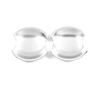 HYDBCNP Manilla Tirador Lateral manija para puerta Accesorios decorativos para la manija de la puerta del Mazda CX9 (2008-2014): resistentes a rayones.(2 door bowl plat)