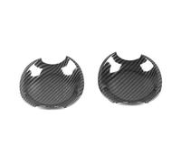 HYDBCNP Manilla Tirador Lateral manija para puerta Accesorios decorativos para la manija de la puerta del Mazda CX9 (2008-2014): resistentes a rayones.(2DoorBowlCarbonFiber)