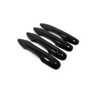 HYDBCNP Manilla Tirador Lateral manija para puerta Negro! Embellecedor de cubierta de manijas compatible con Toyota compatible con Corolla E210 2019-2024. Accesorios para coche. Pegatinas.(1 hole)