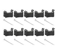 HYDBCNP Tambor Trasero para Bicicleta Ajuste para Shimano XTR M965 M975 Ajuste para Saint M800 Ajuste para Deore XT M765 M775 Ajuste para SLX M665 M535 Pastilla de Freno(30pair Resin 01D)