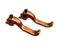 HYDBCNP Tambor Trasero para Bicicleta Manija de Palanca de Freno Compatible con Shimano SLX M6100 XT M8100, Accesorio de reparación de Repuesto de Freno hidráulico(A Pair of Orange Bra)