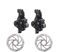 HYDBCNP Tambor Trasero para Bicicleta MD-M300 Freno de Bicicleta de Carretera, Control de línea, Freno de Disco mecánico, 160 rotores, Pinza mecánica, Freno de Disco(1 Pair 180mm)