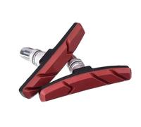 HYDBCNP Tambor Trasero para Bicicleta Pastillas de Freno en V para Bicicleta, Zapatos de fricción de Goma con Soporte para Bicicletas de montaña y de Carretera, Accesorio de Bloques(Red 2pcs)