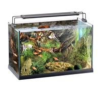 Hydor Acuario 60 litros, Iluminación LED 24W, Filtro Externo, Calentador 100W, Tanque Abierto para Plantas y Paisajismo Acuático, 59,5 x 31,5 x h 42 cm