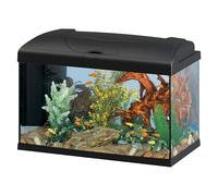Hydor Acuario 60 litros para Peces Tropicales o de Agua Dulce, Incluye: Lámpara LED, Filtro Interno 3 Etapas para Agua cristalina, Calentador, 60 x 31,5 x h 39,5 cm Negro