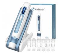 Hydra. Pen H5 microneedling Pen con 6 cartuchos, 3 en 1 Derma Pen dispositivo de cuidado de belleza con EMS y lápiz de microagujas y aplicador automático de suero para cara, crecimiento del cabello y