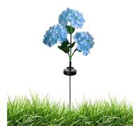 Hydrangeas Solar Lights Outdoor Decorative | Hydrangea Waterproof Pathway L