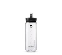 HydraPak RECON - Botella de agua de plástico reciclado al 50%, ecológica y sin BPA, cierre de rosca suave, fácil de transportar (750 ml, transparente)