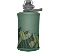 HydraPak Stow - Botella de agua plegable para mochilero (350 ml), sin BPA, ultraligera, tapa giratoria a prueba de derrames, color verde salvia
