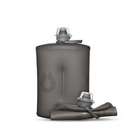 HydraPak Stow (1L, 32 oz) - Botella de agua plegable - Botella de viaje ultraligera y plegable, botella flexible para esquí, senderismo, ciclismo o escalada - Gris mamut