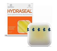 Hydraseal Apósito Hidrocoloide 20 x 20 cm con Bordes - Apósito estéril auto-adhesivo para úlceras, escaras, quemaduras y heridas crónicas de gran tamaño