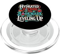Hydrated by Potions and Tea, my Bookmark Keeps Leveling up PopSockets PopGrip para MagSafe