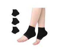 Hydrating Heel Socks, 3 Pairs Open Toe Gel Socks, Gel Socks for Cracked Feet, Soft