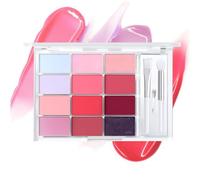 Hydrating Lip Gloss | Moisturizing Lip Gloss | Colorful Lip Gloss Set | Lipstick And Lip Gloss Combo | Makeup Lip Gloss Palette Lightweight And Non-Sticky For Helping You Show The Best Of Yourself