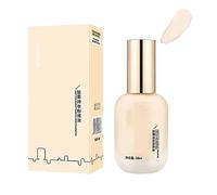 Hydrating Waterproof And Light Long Lasting Foundation,Light Fog Makeup Holding Liquid Foundation,Full Coverage Foundation for All Skin Types (White)