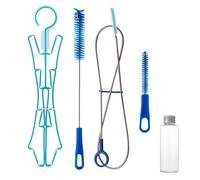 Hydration Bag Cleaning Kit - 304 Stainless Steel 40cm Set | Cycling Water Bladder Brush Kit, Hydration Pack Cleaner Tools, Backpack Water Bag Cleaning Set | Outdoor Camping Use