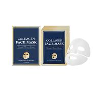 Hydration Face Sheet Cover, Fast Absorbing Facial Wrap, 12.5x2x18.5cm Plumping Moisture Skin Care Sheet for Daily Use, Soft Comfort Fit for Home Travel Salon Routine, Face Care Product