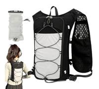 Hydration Pack, Reflective Lightweight Vest, Breathable Sports Bag, 1.5L Water Bladder, 15.75x8.66x3.15 Inches, for Outdoor Workout, Riding, Trekking, Camping, Fishing, Travel Use