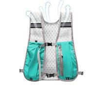 Hydration Running Vest - Bolsa De Teléfono Con El Pecho Reflectante, Cinturón De Botella De Agua Ajustable | Paquete De Portavasos De Acondicionamiento Físico Liviano, Correa De Cintura De Almacenamie