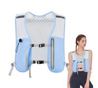 Hydration Running Vest, Breathable Trail Chest Pack, 5.12 Inch Adjustable Strap Gear with Non-Slip Phone Pocket, Bladder-Compatible Design for Women Hiking Cycling Camping