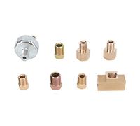 Hydraulic Brake Indicator Switch Kit | Universal Inline ABS Metal Brake Switch for Car Modification/ABS Systems/Performance Enhancements | 3/16 & 1/4 Inch Line