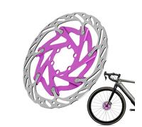 Hydraulic Disc Brake, Bike Brake Rotor, Cycling Brake Accessory, High Carbon Steel Build, Lightweight Aluminum Design, Mountain Road Scooter Use, 6.3 Inches Silver 1 Piece