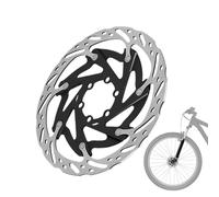 Hydraulic Disc Brake, Bike Brake Rotor, Cycling Brake Accessory, High Carbon Steel Build, Lightweight Aluminum Design, Mountain Road Scooter Use, 6,3 pulgadas Silver 1 pieza