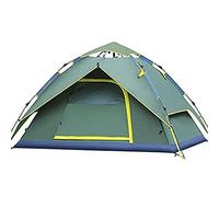 Hydraulic Dome Tent Canopy for Camping Automatic Waterproof Hydraulic Tents 3-4 Person Canopy Easy To Set Up and Package Green
