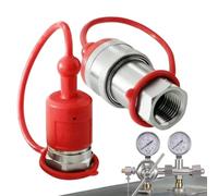 Hydraulic Quick Couplers | Hydraulics Quick Connects Fittings With Covers | Heavy Dutys High-Strength Fluid Transfer Tool - For Agricultural Equipment High-Pressure Industry