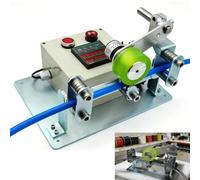 Hydravex Contador de precisión de Longitud de Cable Mediante Rodillo | con aviso de alarma sonora y diseño de conversión de múltiples unidades para alambrón, cable de acero y diversas