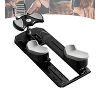 Hydravex Máquina de torsión y Estiramiento de Columna, estirador de Espalda Ajustable, cinturón Desmontable para aliviar el Dolor Lumbar, descomprimir la Columna, Estirar Las piernas y activar Black