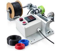 Hydravex Medidor Digital de Longitud de Cable con Rueda de medición | Medidor de longitud de cable con alarma para calibres de 250-350 MCM y cables de menos de 20 mm de diámetro