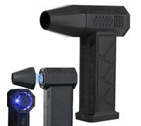 Hydrayne Air Blaster 2,0, Mini plumero de aire eléctrico Recargable Hydrayne, 3 engranajes ajustables, potente soplador de 130000 RPM con luz