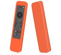 Hydream Funda de silicona para Sony RMF-TX920U RMF-TX910U RMF-TX900U Mando a distancia TV, Antideslizante a prueba de golpes, funda de silicona para Sony RMF-TX810U RMF-TX800U Remote (naranja)