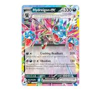 Hydreigon ex 119/191 - Tarjeta de Pokémon ultra rara | Cartas Pokémon raras | Pokémon EX | Chispas crecientes | Pokémon escarlata y violeta | Autenticado por Titan Cards